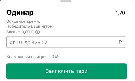 Подтверждение ставки